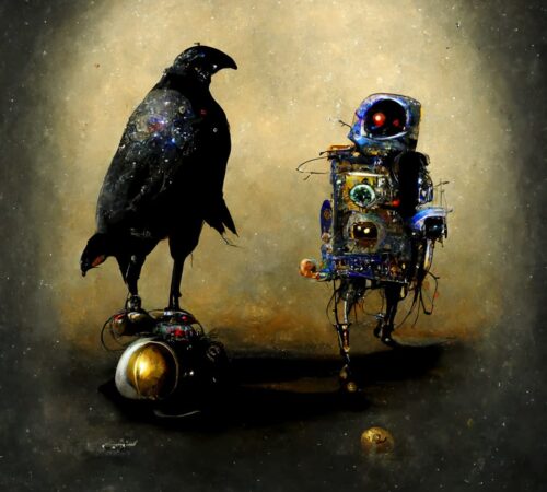 The Squiggle Spin – Kristopher Battillana’s The Raven and the Robot