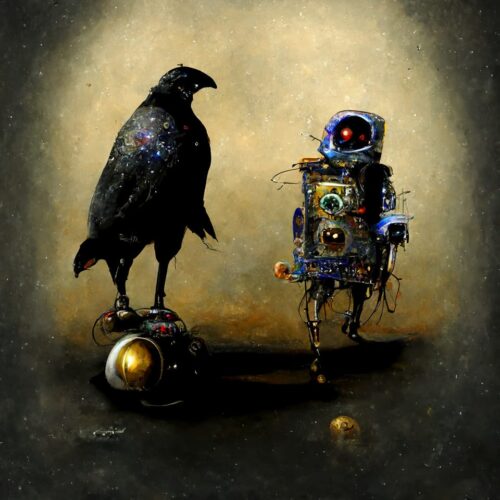 The Squiggle Spin – Kristopher Battillana’s The Raven and the Robot